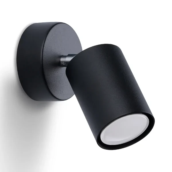 Kinkiet LEMMI 1 czarny SL.1126 - Sollux Lighting