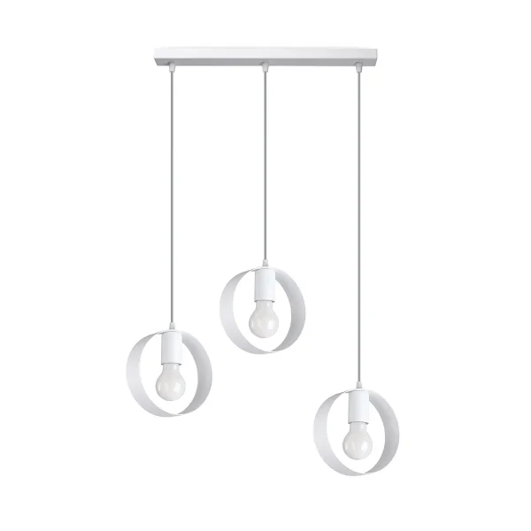 Lampa wisząca TITRAN 3 biała SL.1138 - Sollux Lighting