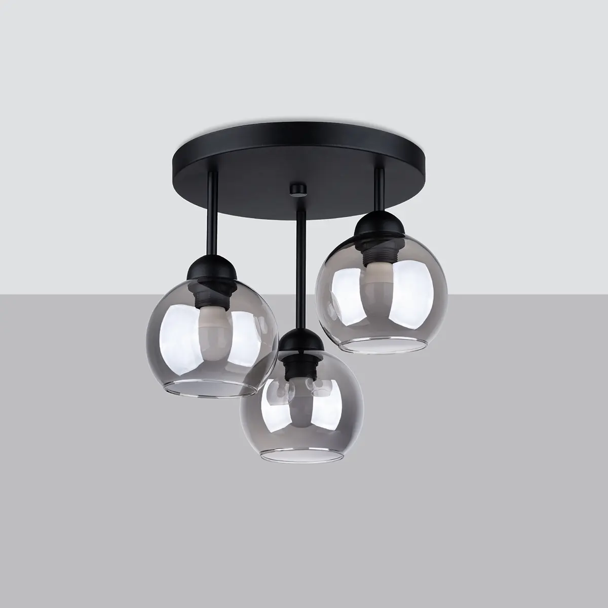 Żyrandol ALINO 3 czarny SL.1140 - Sollux Lighting - obrazek 3