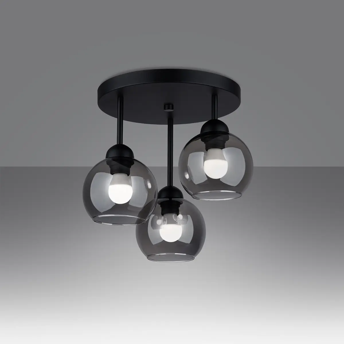 Żyrandol ALINO 3 czarny SL.1140 - Sollux Lighting - obrazek 4