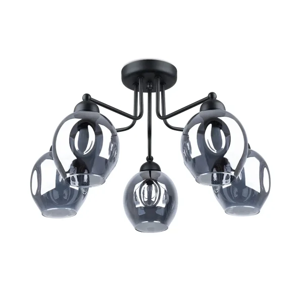 Żyrandol FILLAN 5 czarny SL.1145 - Sollux Lighting