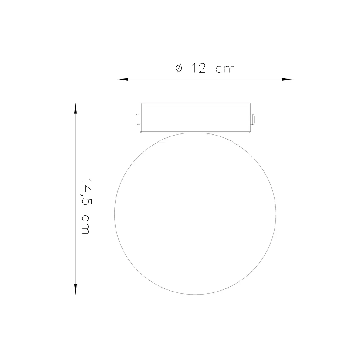 Plafon YOLI 1 biały SL.1146 - Sollux Lighting - obrazek 5