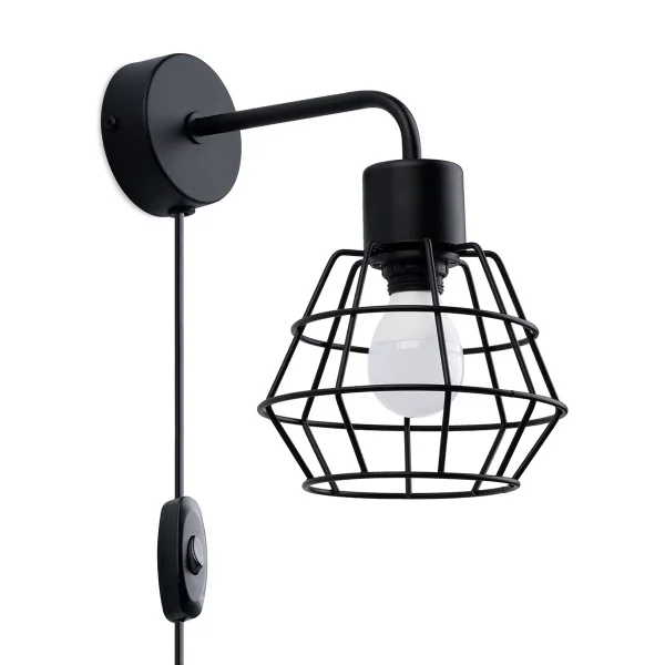 Kinkiet SUBA czarny SL.1164 - Sollux Lighting