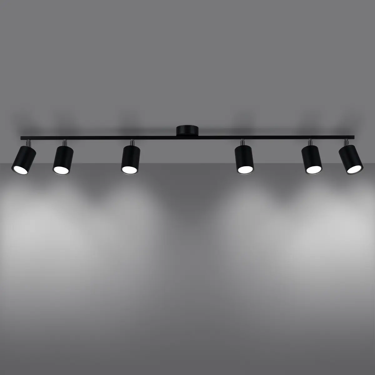 Plafon LEMMI 6L czarny SL.1169 - Sollux Lighting - obrazek 4