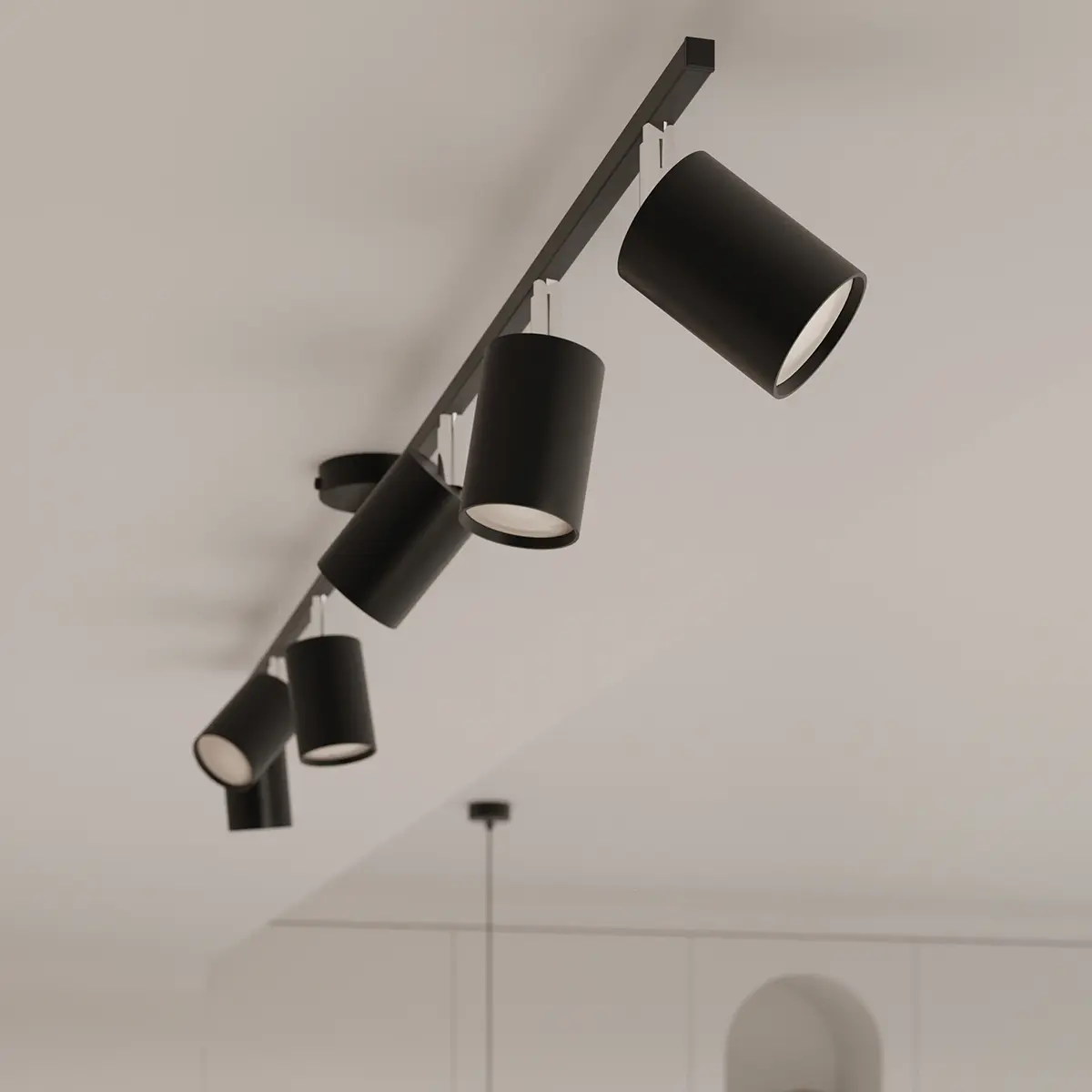 Plafon LEMMI 6L czarny SL.1169 - Sollux Lighting - obrazek 7