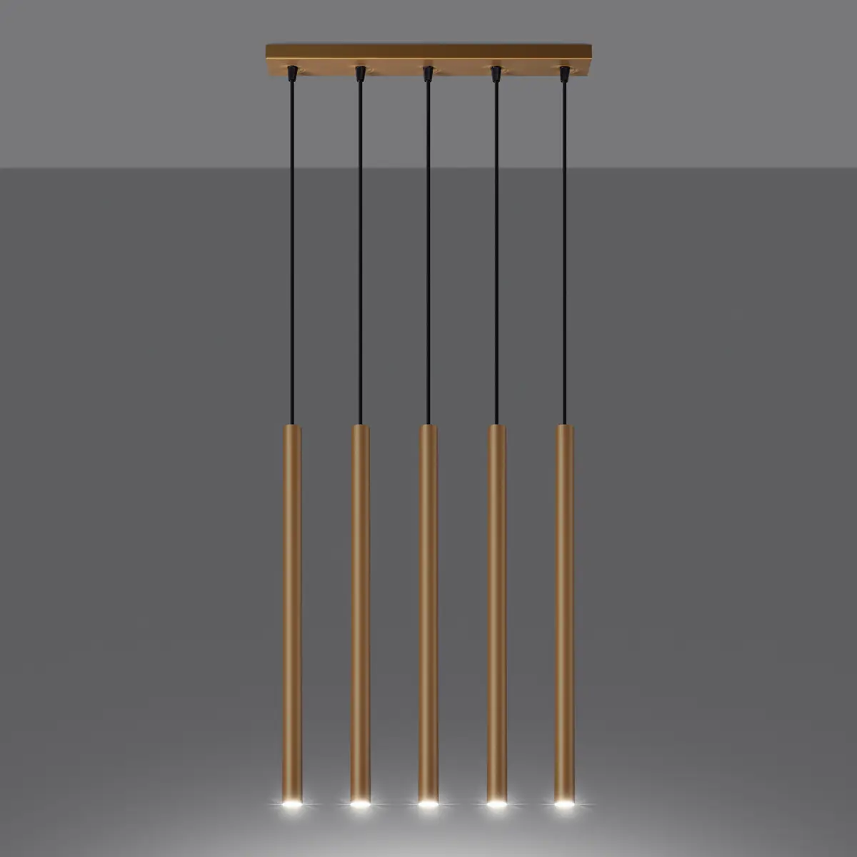Lampa wisząca PASTELO 5L złota SL.1173 - Sollux Lighting - obrazek 4