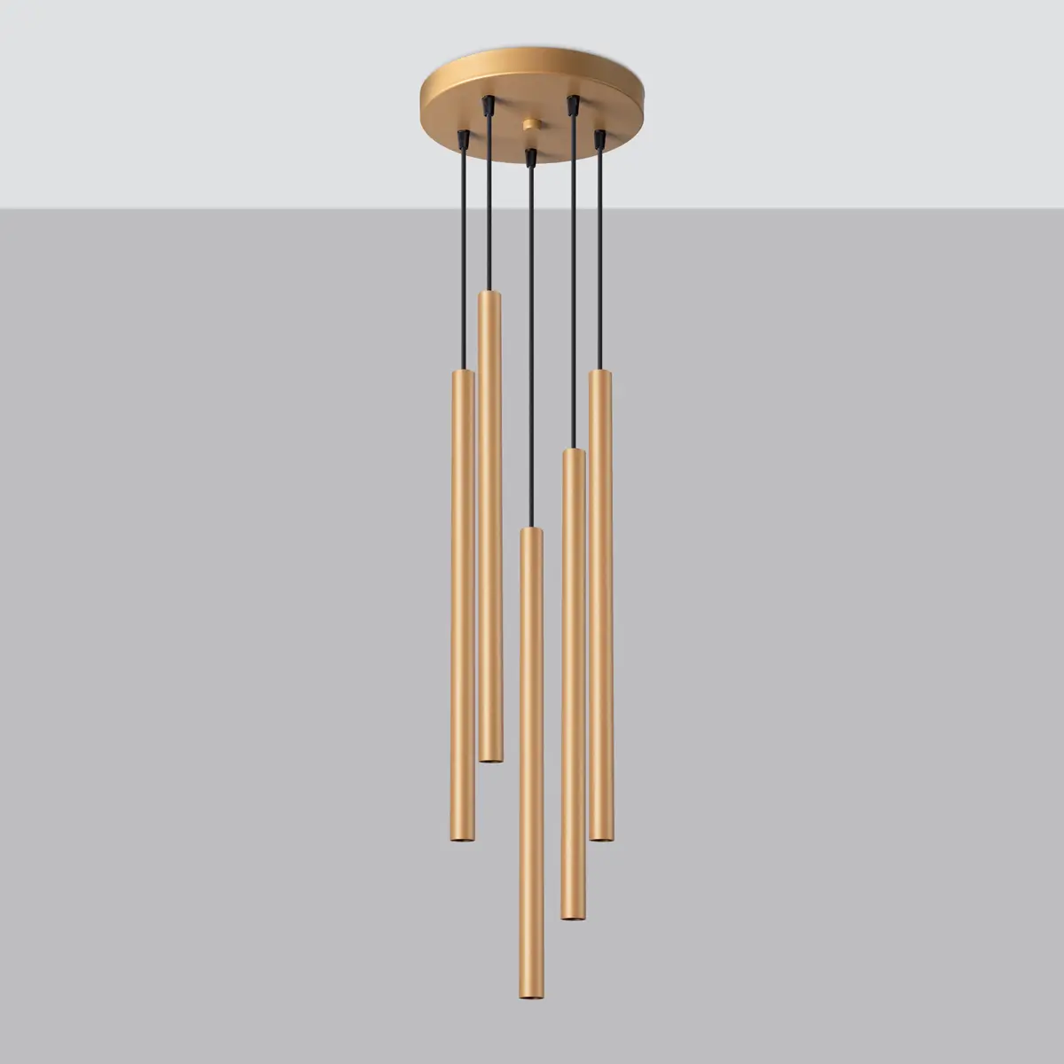 Lampa wisząca PASTELO 5P złota SL.1174 - Sollux Lighting - obrazek 3
