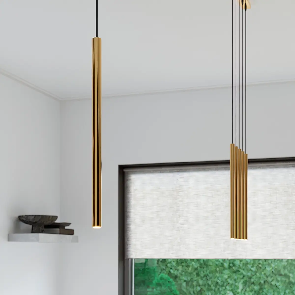 Lampa wisząca PASTELO 5P złota SL.1174 - Sollux Lighting - obrazek 8