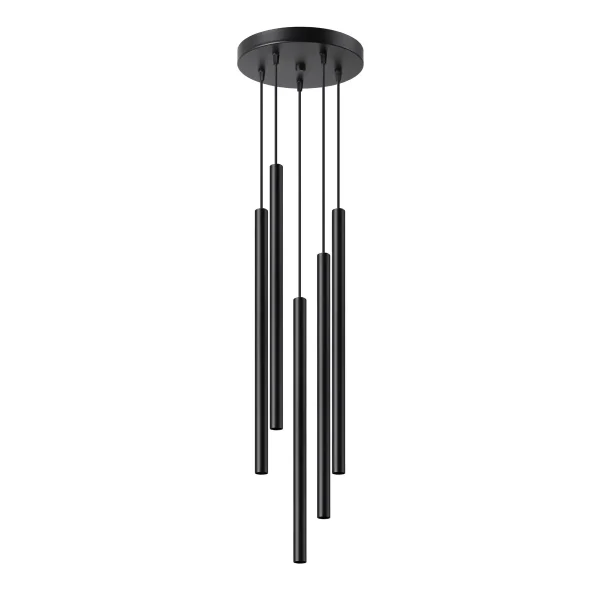 Lampa wisząca PASTELO 5P czarna SL.1176 - Sollux Lighting