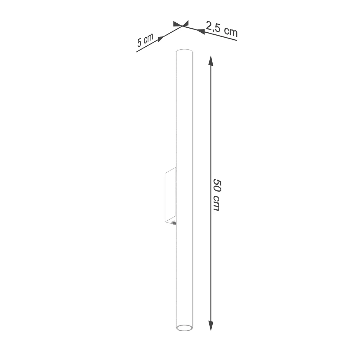 Kinkiet PASTELO 2 złoty SL.1179 - Sollux Lighting - obrazek 6