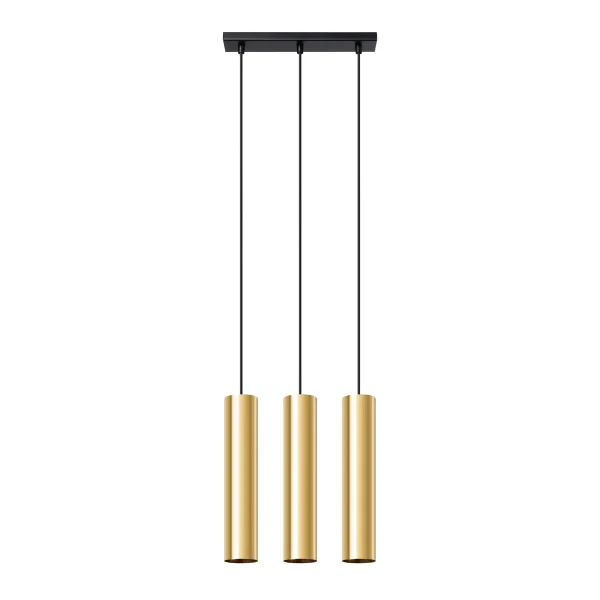 Lampa Wisząca LAGOS 3 złoty połysk SL.1201 - Sollux Lighting