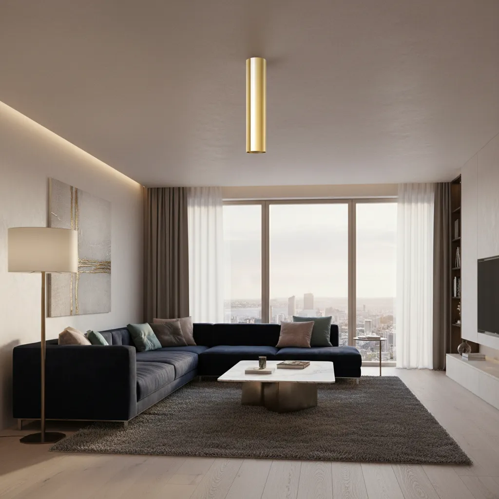 Plafon LAGOS 30 złoty połysk SL.1203 - Sollux Lighting - obrazek 2