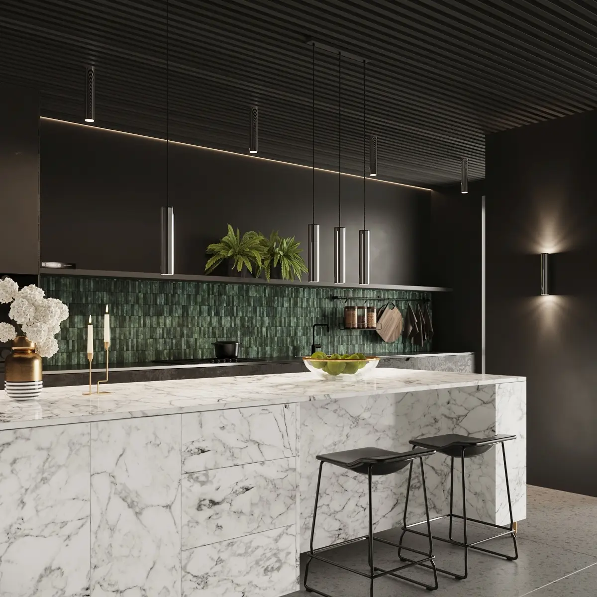 Lampa Wisząca LAGOS 1 chrom SL.1204 - Sollux Lighting - obrazek 10