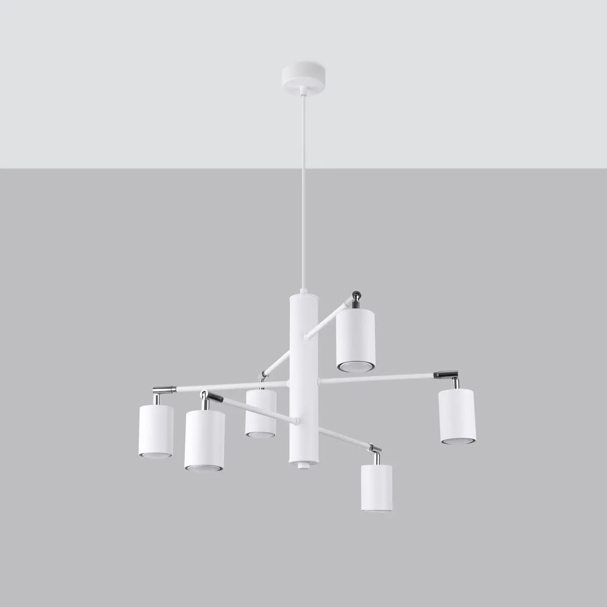 Żyrandol LEMMI 6 biały SL.1206 - Sollux Lighting - obrazek 3
