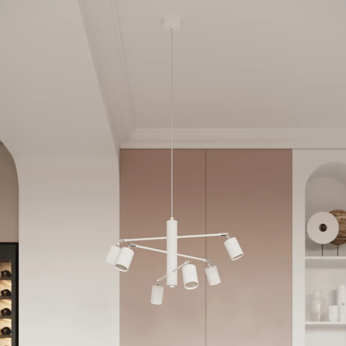 Żyrandol LEMMI 6 biały SL.1206 - Sollux Lighting - obrazek 10