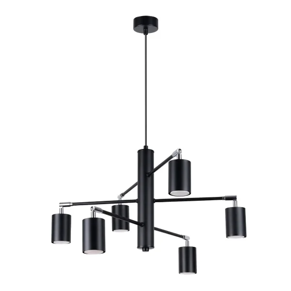 Żyrandol LEMMI 6 czarny SL.1207 - Sollux Lighting