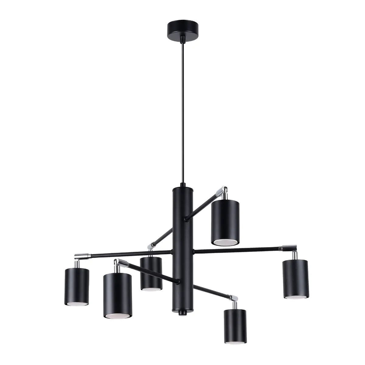 Żyrandol LEMMI 6 czarny SL.1207 - Sollux Lighting