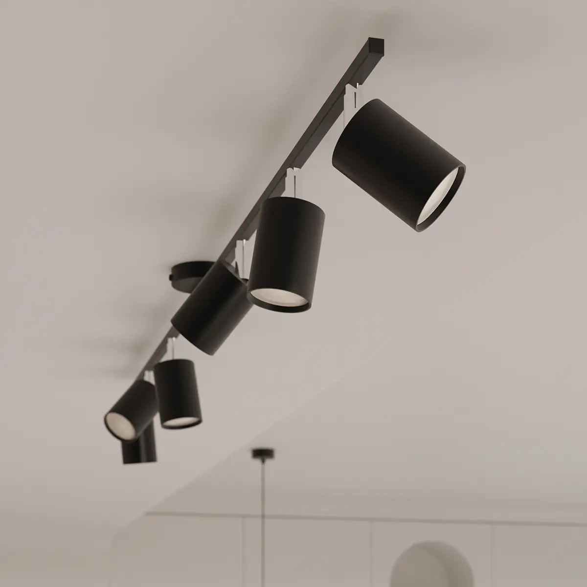 Żyrandol LEMMI 6 czarny SL.1207 - Sollux Lighting - obrazek 8