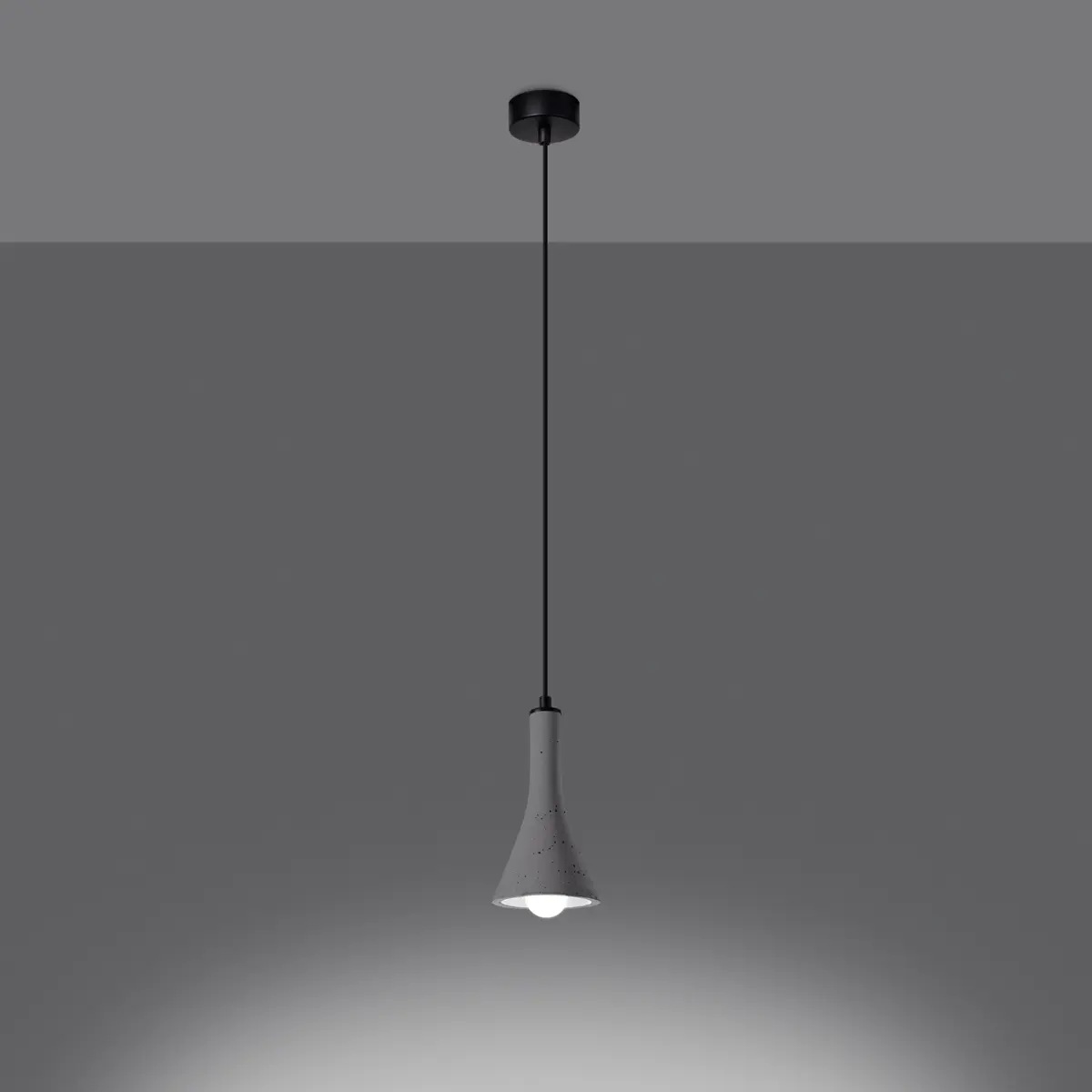 Lampa wisząca REA 1 beton SL.1223 - Sollux Lighting - obrazek 4