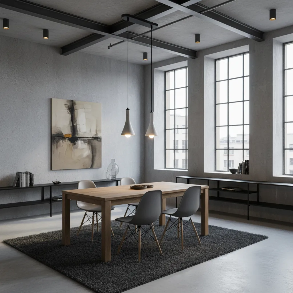 Lampa wisząca REA 2 beton SL.1224 - Sollux Lighting - obrazek 2