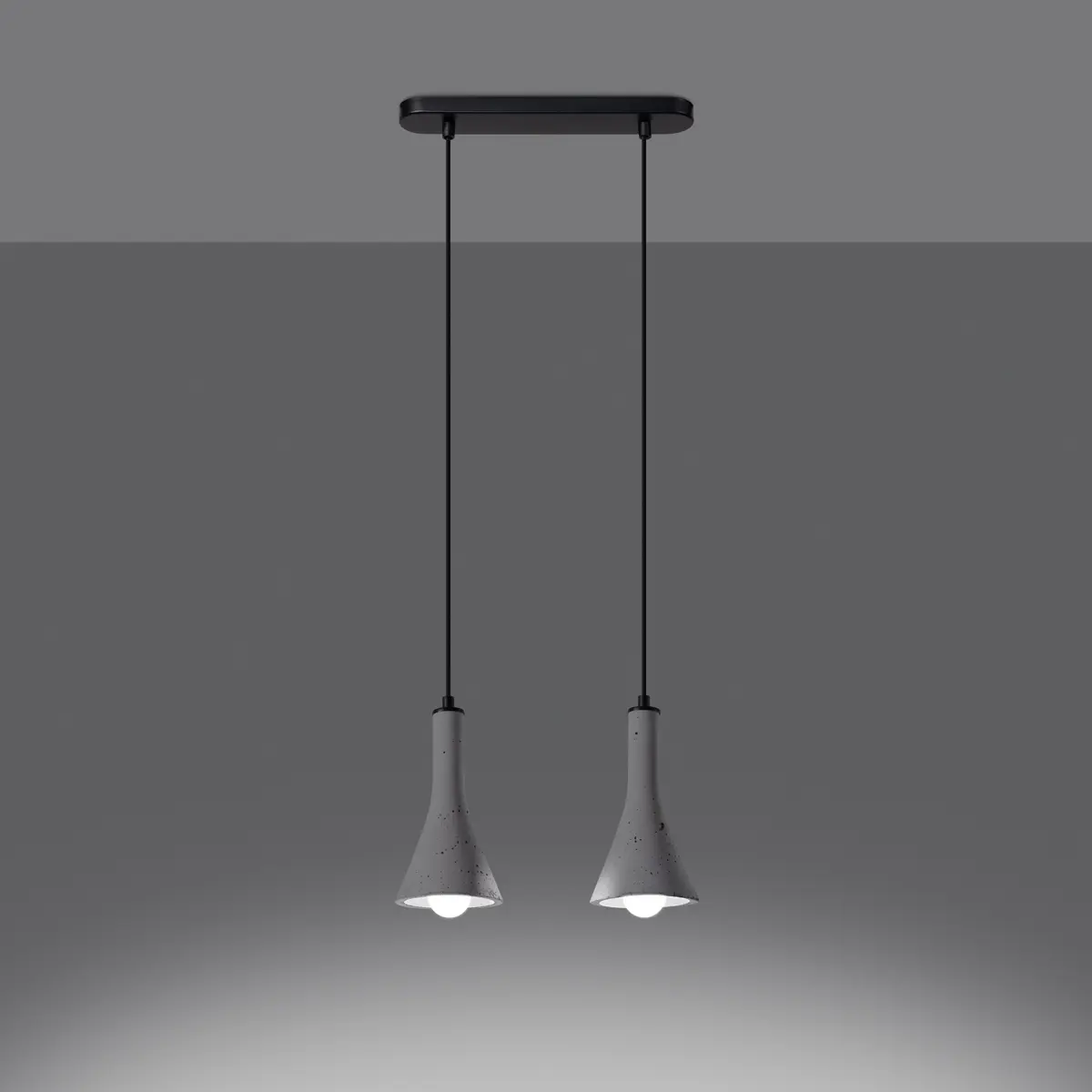 Lampa wisząca REA 2 beton SL.1224 - Sollux Lighting - obrazek 4
