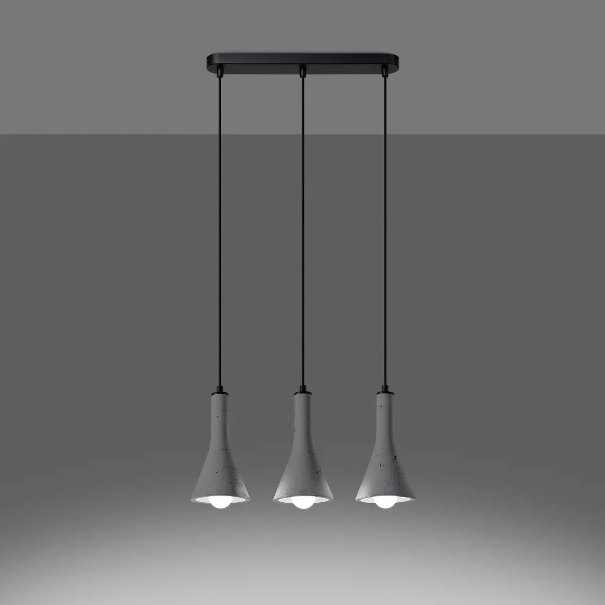 Lampa wisząca REA 3L beton SL.1225 - Sollux Lighting - obrazek 4