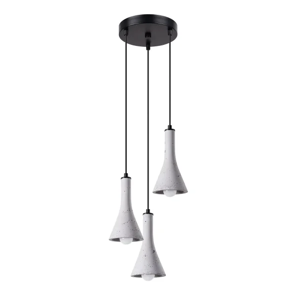 Lampa wisząca REA 3P beton SL.1226 - Sollux Lighting