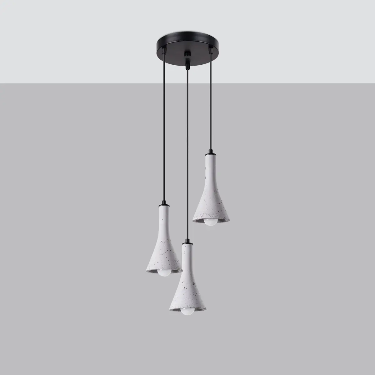 Lampa wisząca REA 3P beton SL.1226 - Sollux Lighting - obrazek 3