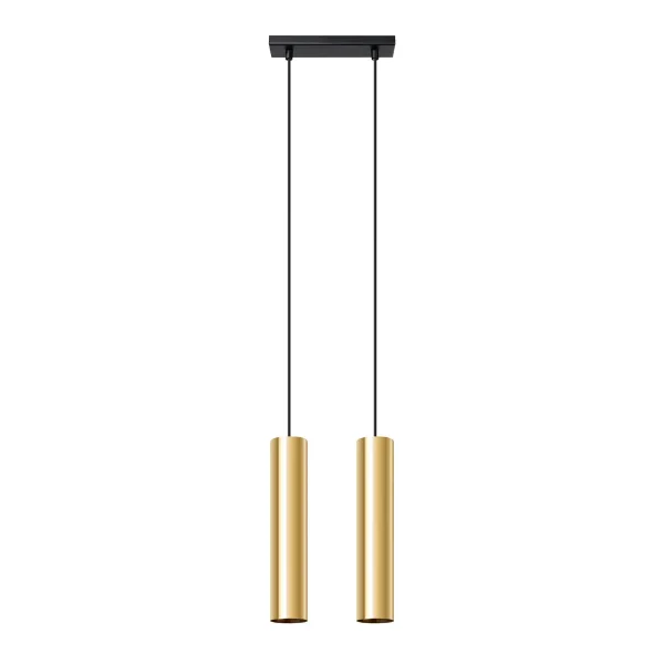 Lampa Wisząca LAGOS 2 złoty połysk SL.1241 - Sollux Lighting