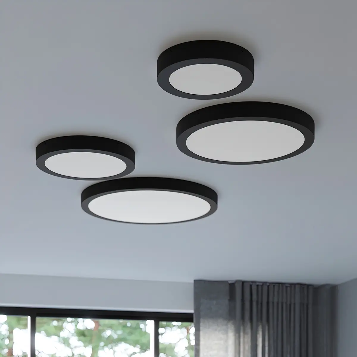 Plafon ONYX 50 czarny LED 3000K SL.1246 - Sollux Lighting - obrazek 9