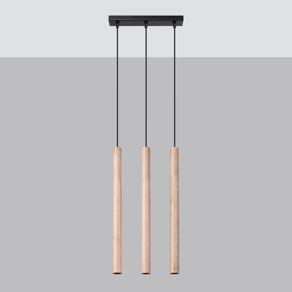 Lampa wisząca PASTELO 3L drewno SL.1267 - Sollux Lighting - obrazek 3