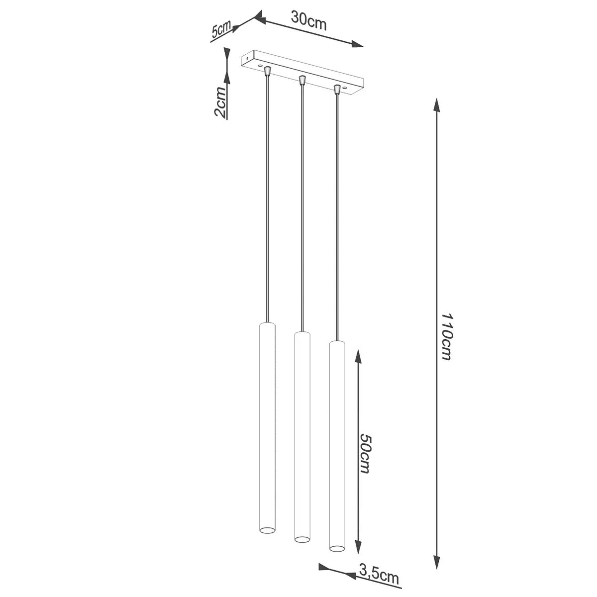 Lampa wisząca PASTELO 3L drewno SL.1267 - Sollux Lighting - obrazek 6