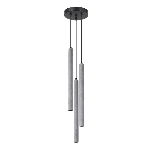 Lampa wisząca PASTELO 3P beton SL.1273 - Sollux Lighting