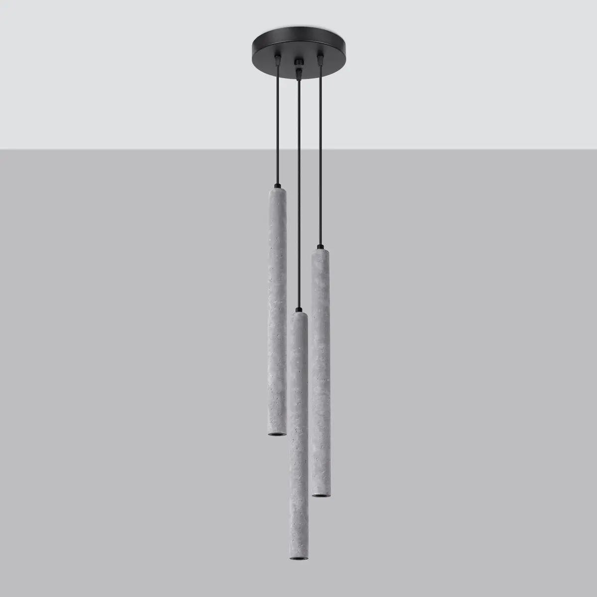 Lampa wisząca PASTELO 3P beton SL.1273 - Sollux Lighting - obrazek 3