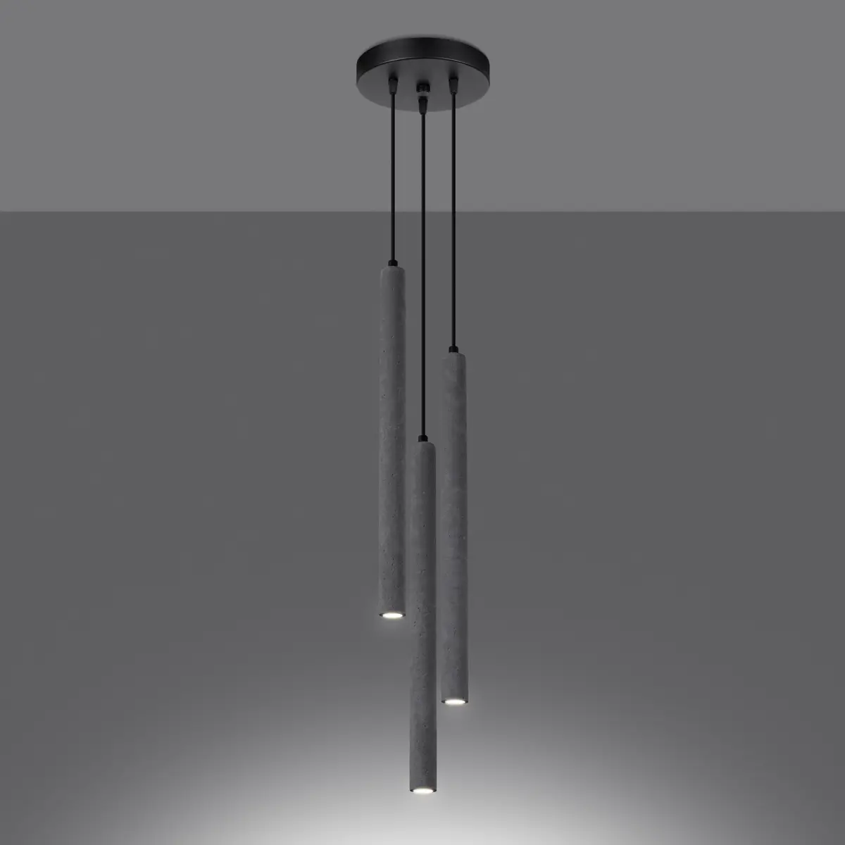 Lampa wisząca PASTELO 3P beton SL.1273 - Sollux Lighting - obrazek 4