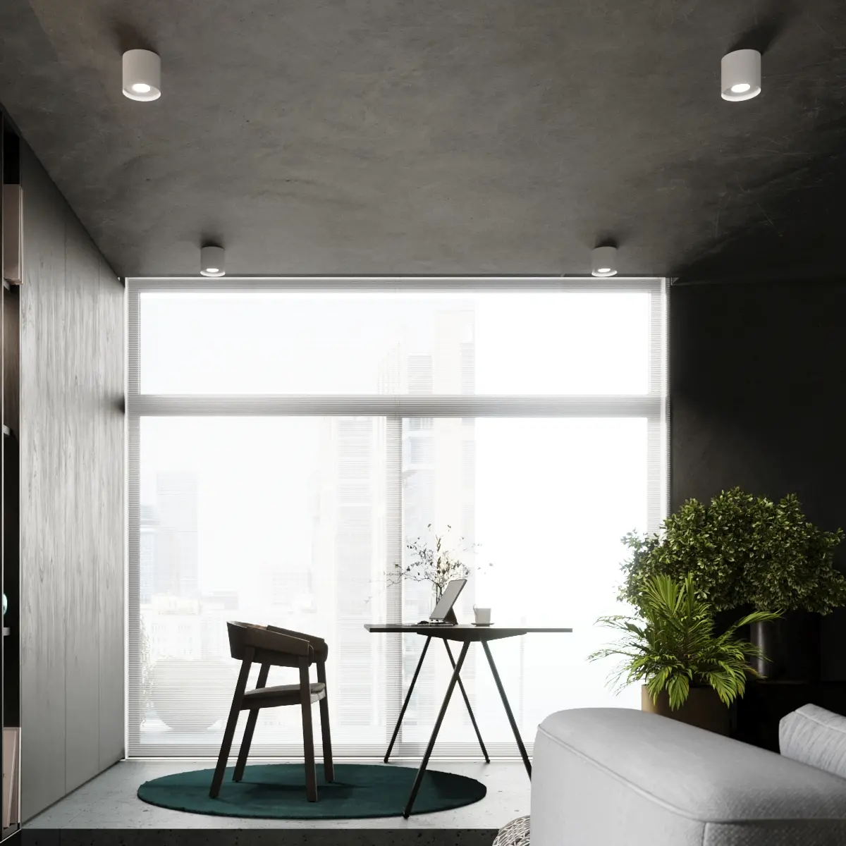 Plafon MIKA biały SL.1280 - Sollux Lighting - obrazek 9