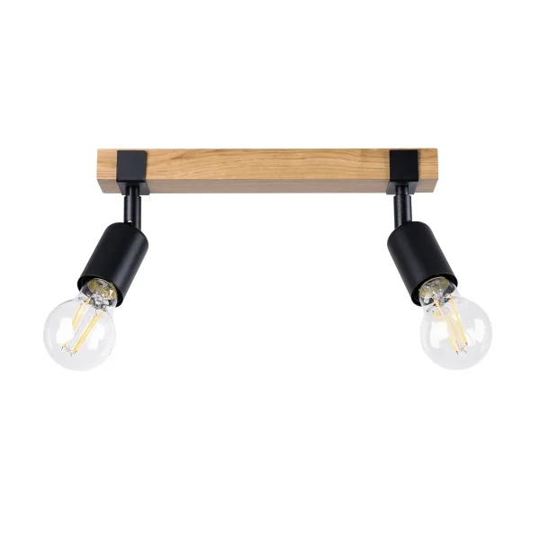 Plafon ZUCA 2 czarny SL.1296 - Sollux Lighting