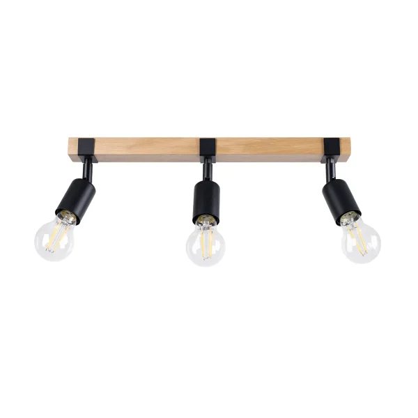 Plafon ZUCA 3 czarny SL.1297 - Sollux Lighting