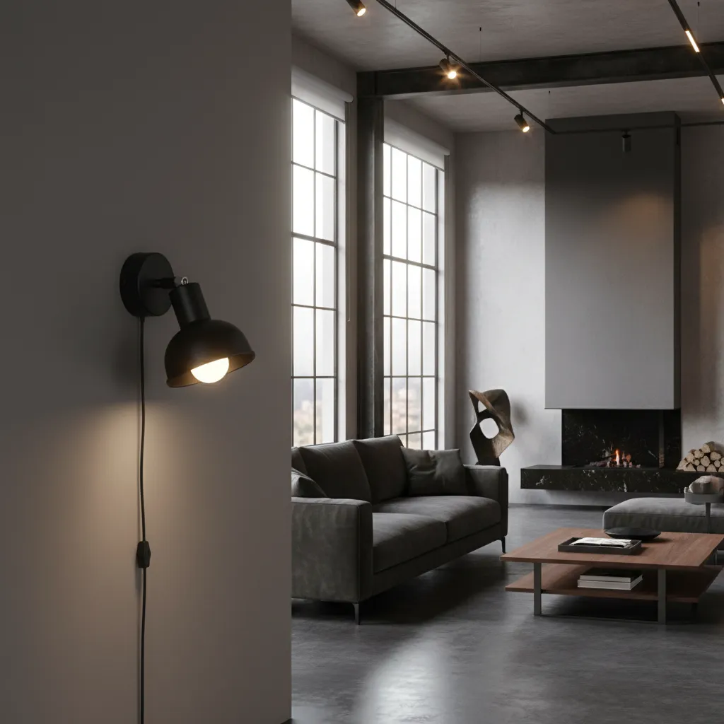Kinkiet ELBA czarny SL.1316 - Sollux Lighting - obrazek 2