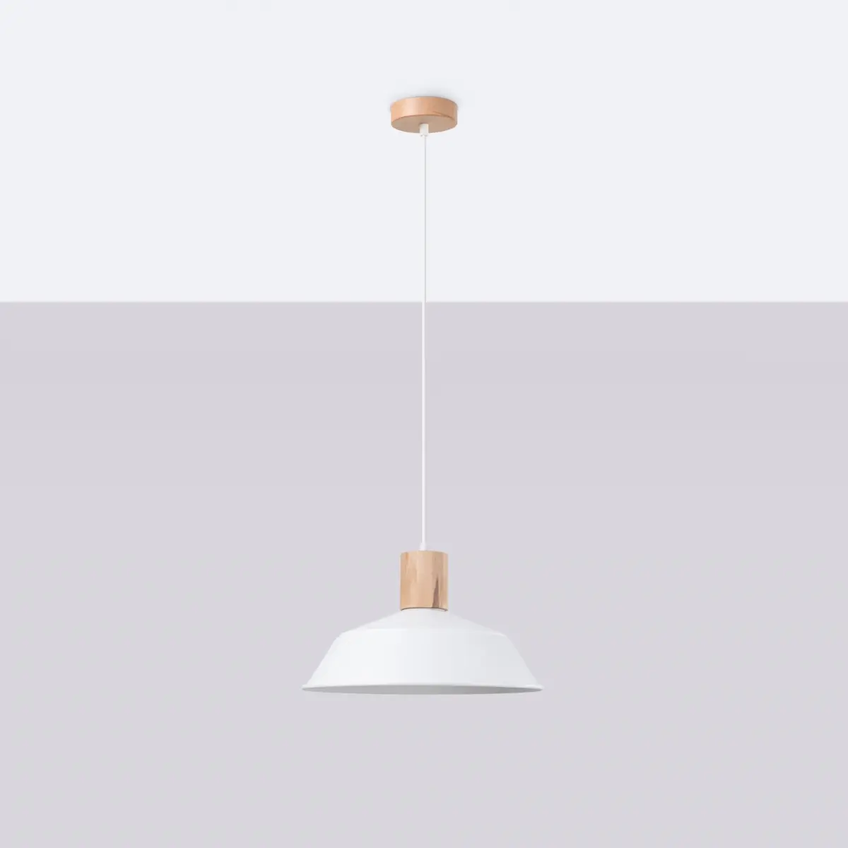 Lampa wisząca FANO biała SL.1321 - Sollux Lighting - obrazek 3