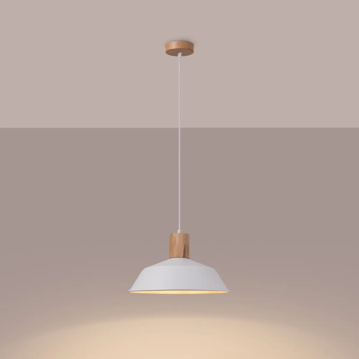 Lampa wisząca FANO biała SL.1321 - Sollux Lighting - obrazek 4