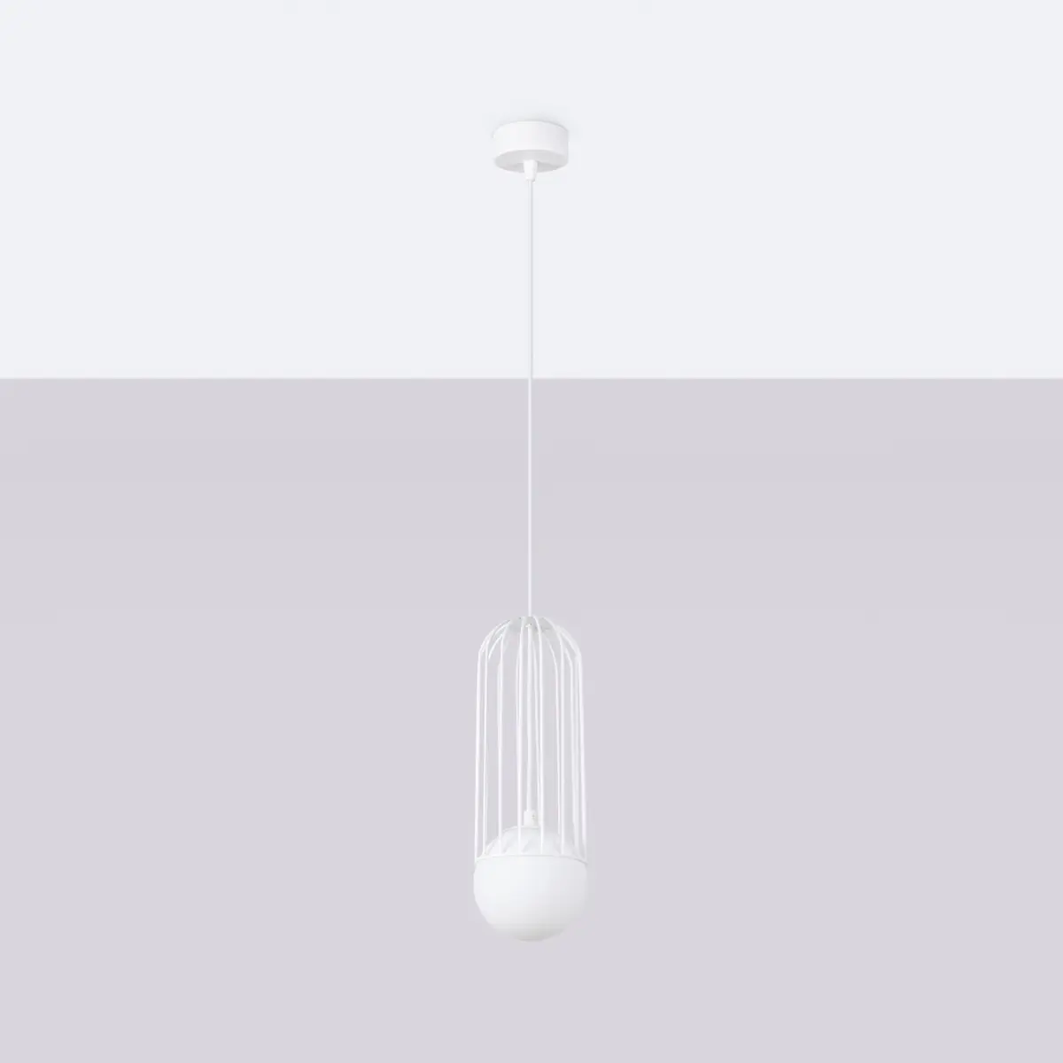 Lampa wisząca BRINA 1 biała SL.1331 - Sollux Lighting - obrazek 3