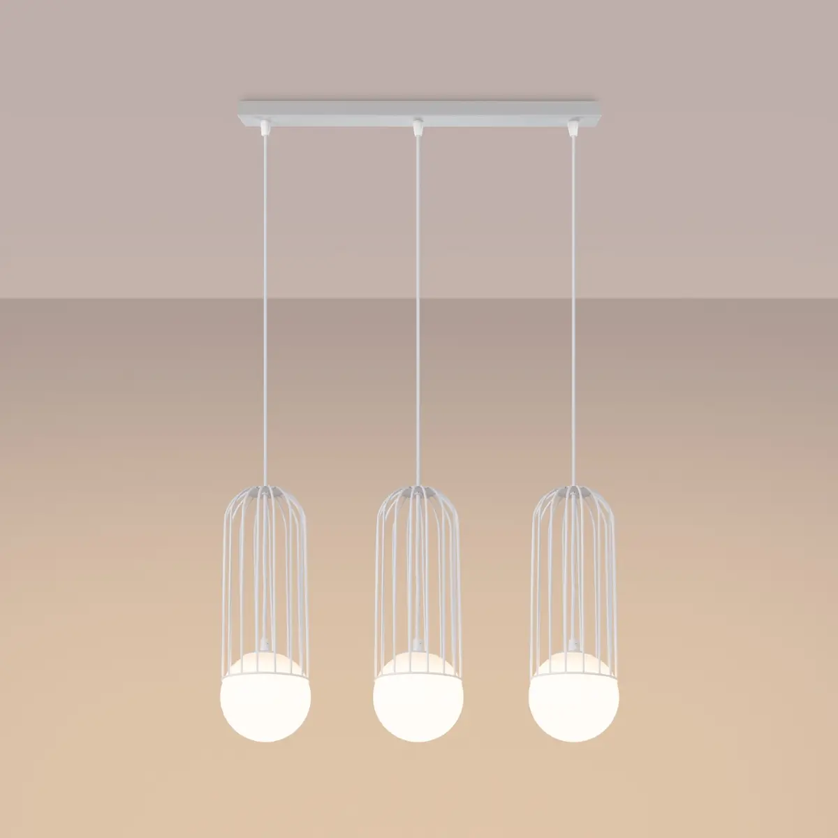 Lampa wisząca BRINA 3L biała SL.1333 - Sollux Lighting - obrazek 4