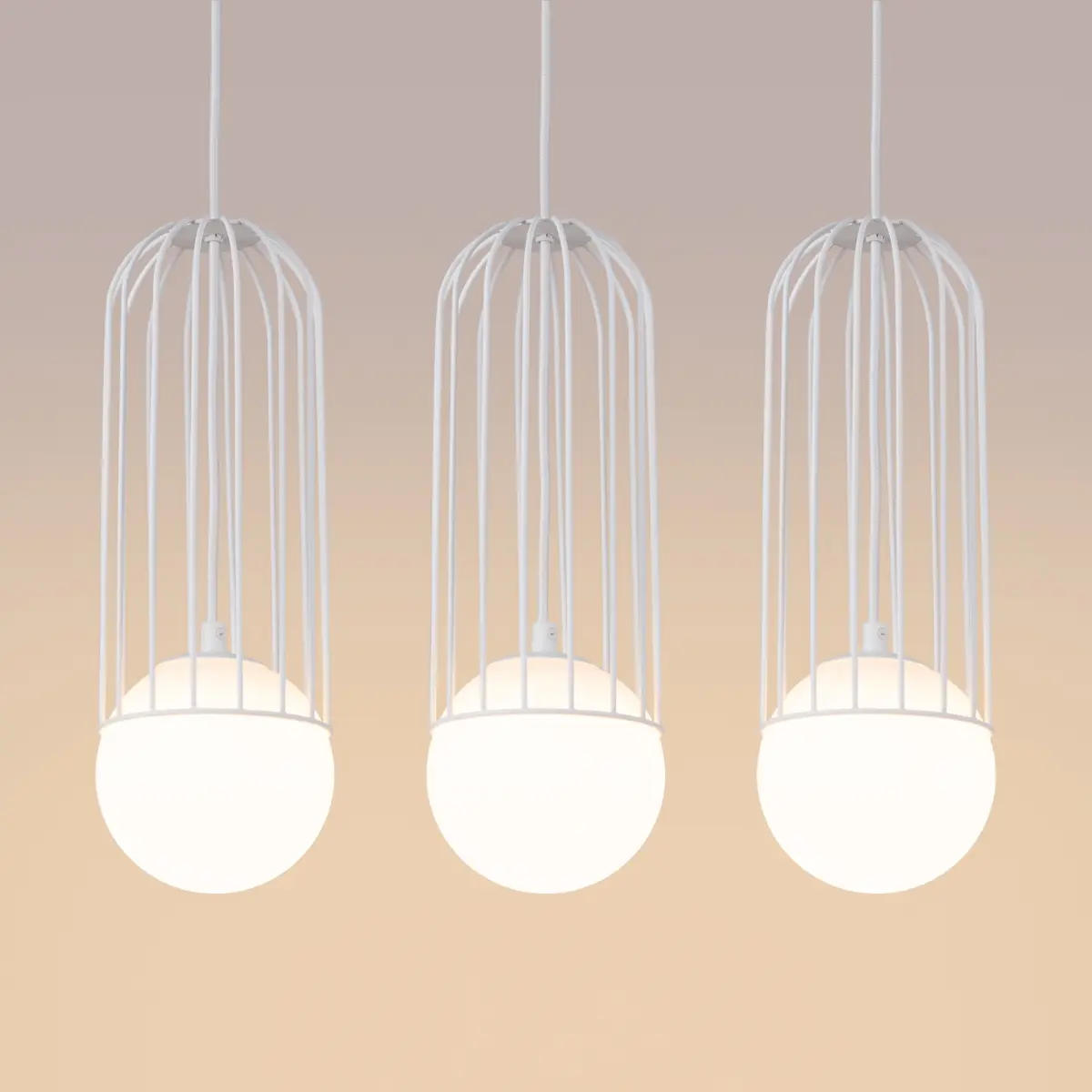 Lampa wisząca BRINA 3L biała SL.1333 - Sollux Lighting - obrazek 6
