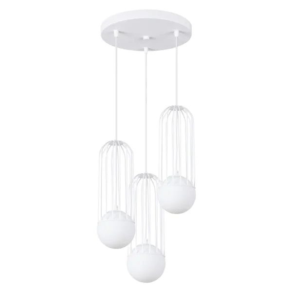 Lampa wisząca BRINA 3P biała SL.1335 - Sollux Lighting