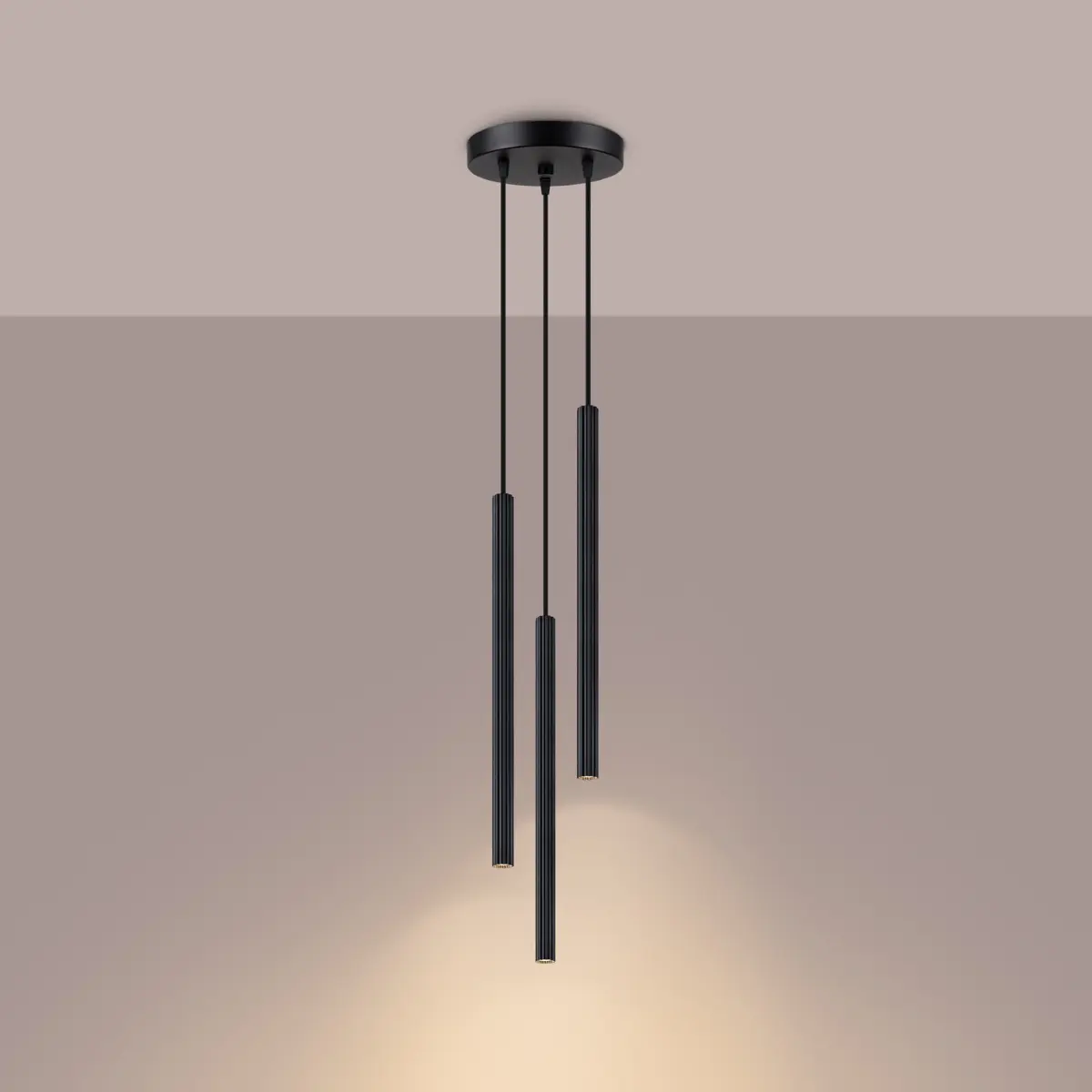 Lampa wisząca ARCHE 3P czarna SL.1341 - Sollux Lighting - obrazek 4