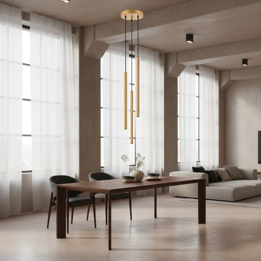 Lampa wisząca ARCHE 3P złota SL.1342 - Sollux Lighting - obrazek 2