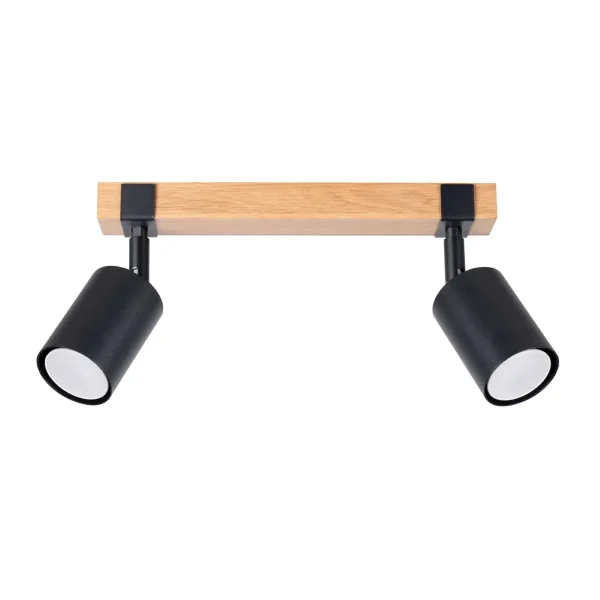 Plafon FAGER 2 czarny SL.1344 - Sollux Lighting