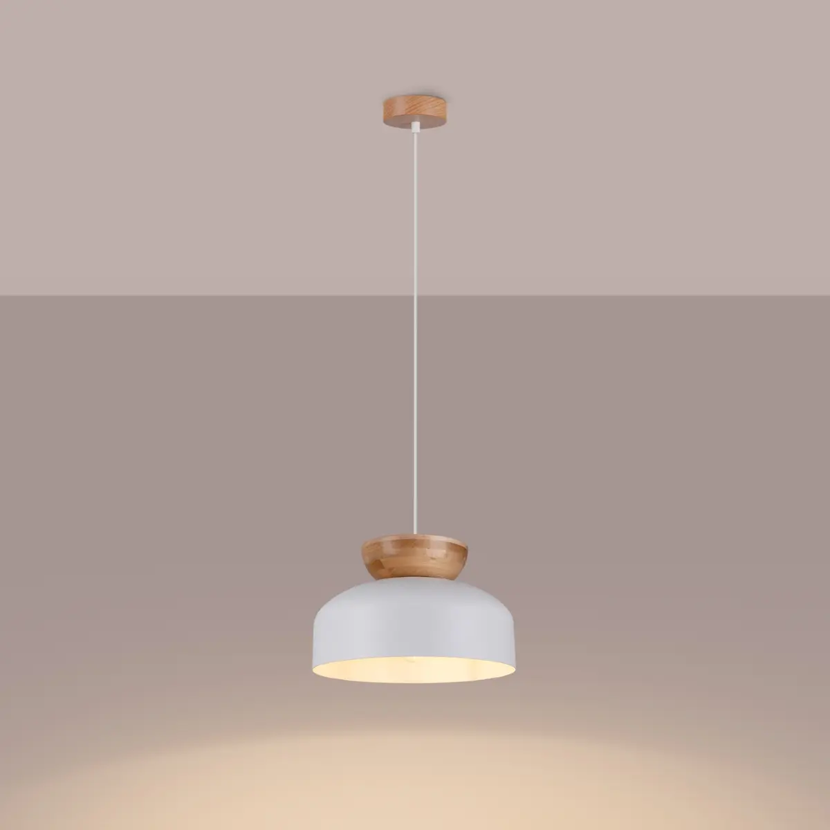 Lampa wisząca MARION biała SL.1350 - Sollux Lighting - obrazek 4