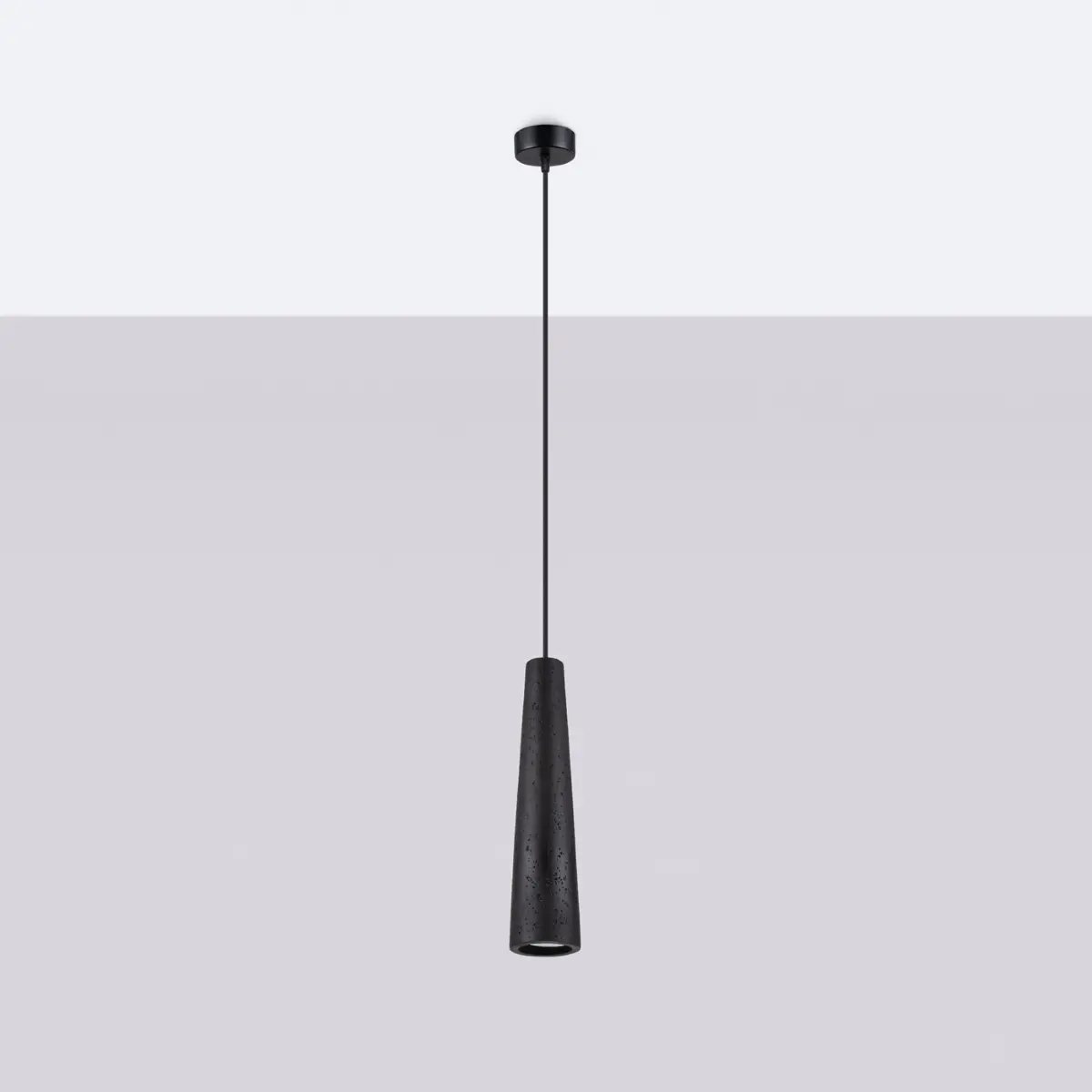 Lampa wisząca ELECTRA czarna beton SL.1355 - Sollux Lighting - obrazek 3